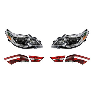 Replacement - 6-Piece Kit (Driver and Passenger Side Headlights, Driver and Passenger Side Tail Lights)