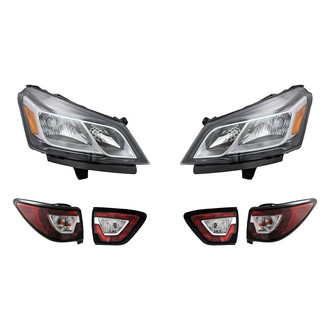 Replacement - 6-Piece Kit (Driver and Passenger Side Headlights, Driver and Passenger Side Tail Lights)