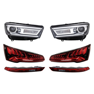Replacement - 6-Piece Kit (Driver and Passenger Side Headlights, Driver and Passenger Side Tail Lights)