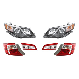 Replacement - 6-Piece Kit (Driver and Passenger Side Headlights, Driver and Passenger Side Tail Lights)