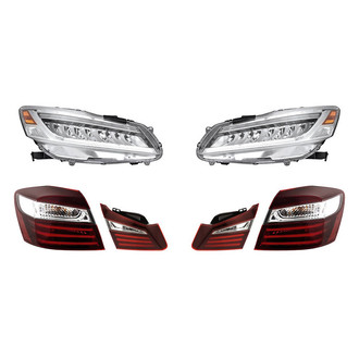 Replacement - 6-Piece Kit (Driver and Passenger Side Headlights, Driver and Passenger Side Tail Lights)