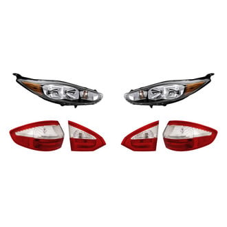 Replacement - 6-Piece Kit (Driver and Passenger Side Headlights, Driver and Passenger Side Tail Lights)