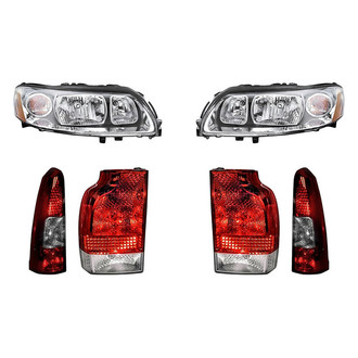 Replacement - 6-Piece Kit (Driver and Passenger Side Headlights, Driver and Passenger Side Tail Lights)