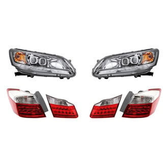Replacement - 6-Piece Kit (Driver and Passenger Side Headlights, Driver and Passenger Side Tail Lights)