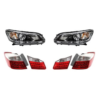 Replacement - 6-Piece Kit (Driver and Passenger Side Headlights, Driver and Passenger Side Tail Lights)