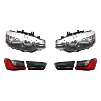 Replacement - 6-Piece Kit (Driver and Passenger Side Headlights, Driver and Passenger Side Tail Lights)