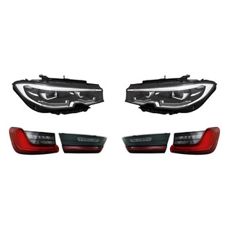 Replacement - 6-Piece Kit (Driver and Passenger Side Headlights, Driver and Passenger Side Tail Lights)