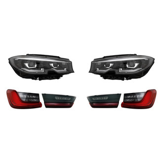 Replacement - 6-Piece Kit (Driver and Passenger Side Headlights, Driver and Passenger Side Tail Lights)