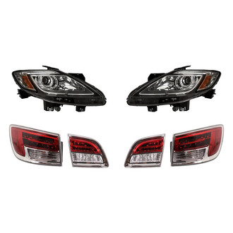 Replacement - 6-Piece Kit (Driver and Passenger Side Headlights, Driver and Passenger Side Tail Lights)