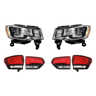 Replacement - 6-Piece Kit (Driver and Passenger Side Headlights, Driver and Passenger Side Tail Lights)
