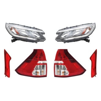 Replacement - 6-Piece Kit (Driver and Passenger Side Headlights, Driver and Passenger Side Tail Lights)