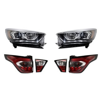 Replacement - 6-Piece Kit (Driver and Passenger Side Headlights, Driver and Passenger Side Tail Lights)