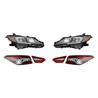 Replacement - 6-Piece Kit (Driver and Passenger Side Headlights, Driver and Passenger Side Tail Lights)