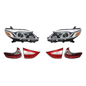 Replacement - 6-Piece Kit (Driver and Passenger Side Headlights, Driver and Passenger Side Tail Lights)