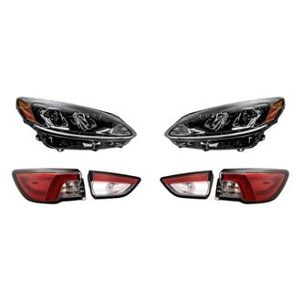 Replacement - 6-Piece Kit (Driver and Passenger Side Headlights, Driver and Passenger Side Tail Lights)