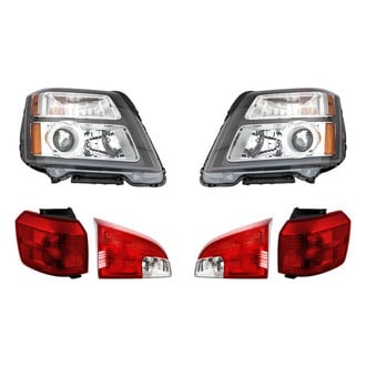 Replacement - 6-Piece Kit (Driver and Passenger Side Headlights, Driver and Passenger Side Tail Lights)