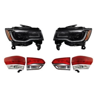 Replacement - 6-Piece Kit (Driver and Passenger Side Headlights, Driver and Passenger Side Tail Lights)