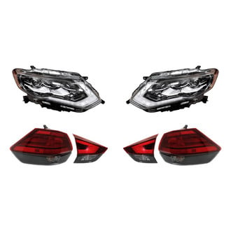 Replacement - 6-Piece Kit (Driver and Passenger Side Headlights, Driver and Passenger Side Tail Lights)
