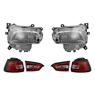 Replacement - 6-Piece Kit (Driver and Passenger Side Headlights, Driver and Passenger Side Tail Lights)
