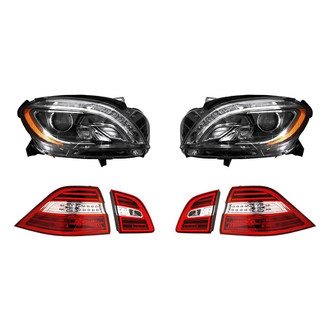 Replacement BNDL-276617 - 6-Piece Kit (Driver and Passenger Side Headlights, Driver and Passenger Side Tail Lights)