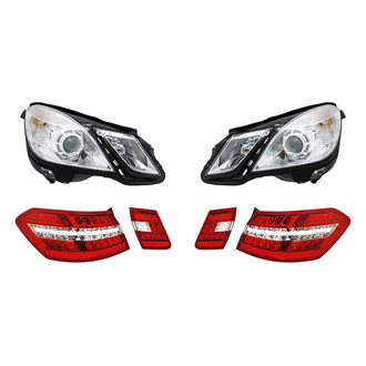 Replacement - 6-Piece Kit (Driver and Passenger Side Headlights, Driver and Passenger Side Tail Lights)