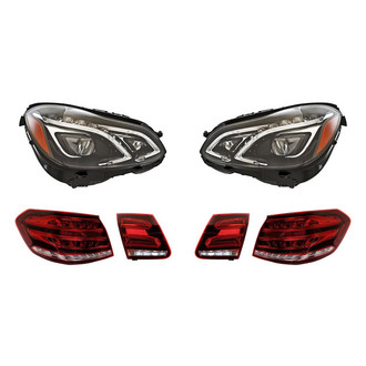 Replacement - 6-Piece Kit (Driver and Passenger Side Headlights, Driver and Passenger Side Tail Lights)