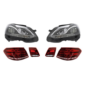 Replacement - 6-Piece Kit (Driver and Passenger Side Headlights, Driver and Passenger Side Tail Lights)