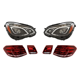 Replacement - 6-Piece Kit (Driver and Passenger Side Headlights, Driver and Passenger Side Tail Lights)