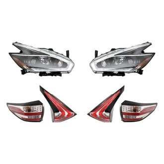 Replacement - 6-Piece Kit (Driver and Passenger Side Headlights, Driver and Passenger Side Tail Lights)