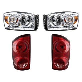 Replacement - 4-Piece Kit (Driver and Passenger Side Headlights, Driver and Passenger Side Tail Lights)