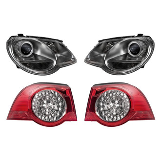 Replacement - 4-Piece Kit (Driver and Passenger Side Headlights, Driver and Passenger Side Outer Tail Lights)