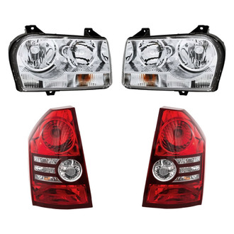 Replacement - 4-Piece Kit (Driver and Passenger Side Headlights, Driver and Passenger Side Tail Lights)