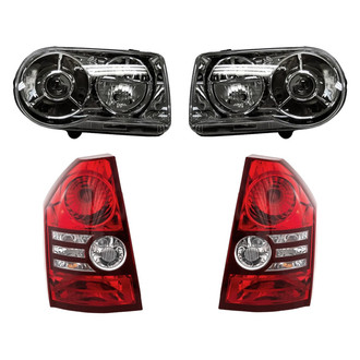 Replacement - 4-Piece Kit (Driver and Passenger Side Headlights, Driver and Passenger Side Tail Lights)