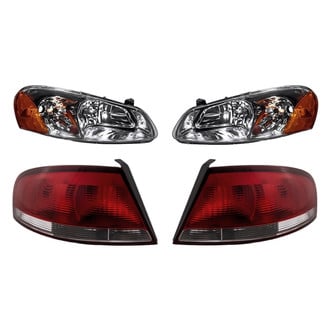 Replacement - 4-Piece Kit (Driver and Passenger Side Headlights, Driver and Passenger Side Tail Lights)