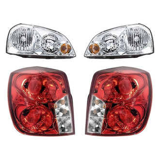 Replacement - 4-Piece Kit (Driver and Passenger Side Headlights, Driver and Passenger Side Tail Lights)