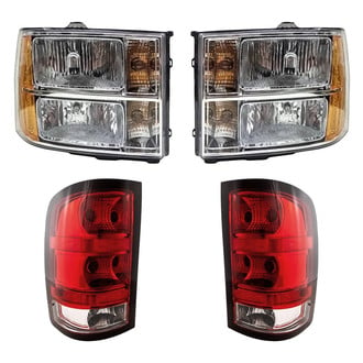 Replacement - 4-Piece Kit (Driver and Passenger Side Headlights, Driver and Passenger Side Tail Lights)