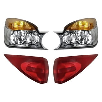 Replacement - 4-Piece Kit (Driver and Passenger Side Headlights, Driver and Passenger Side Tail Lights)