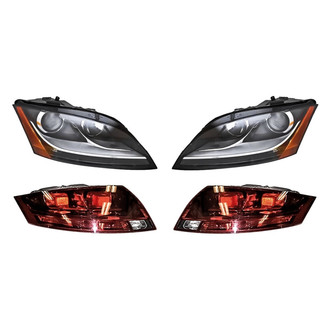 Replacement - 4-Piece Kit (Driver and Passenger Side Headlights, Driver and Passenger Side Tail Lights)
