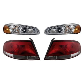 Replacement - 4-Piece Kit (Driver and Passenger Side Headlights, Driver and Passenger Side Tail Lights)