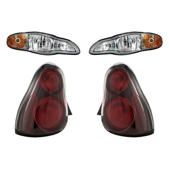 Replacement - 4-Piece Kit (Driver and Passenger Side Headlights, Driver and Passenger Side Tail Lights)