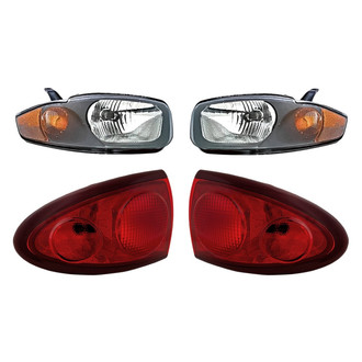 Replacement - 4-Piece Kit (Driver and Passenger Side Headlights, Driver and Passenger Side Outer Tail Lights)