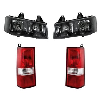 Replacement - 4-Piece Kit (Driver and Passenger Side Headlights, Driver and Passenger Side Tail Lights)