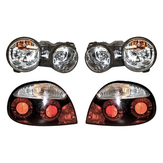 Replacement - 4-Piece Kit (Driver and Passenger Side Headlights, Driver and Passenger Side Tail Lights)