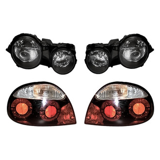 Replacement - 4-Piece Kit (Driver and Passenger Side Headlights, Driver and Passenger Side Tail Lights)
