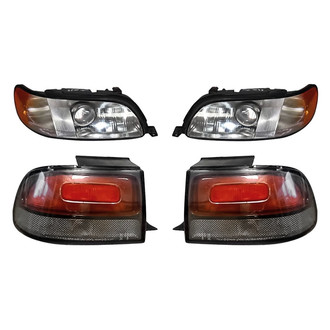 Replacement - 4-Piece Kit (Driver and Passenger Side Headlights, Driver and Passenger Side Tail Lights)