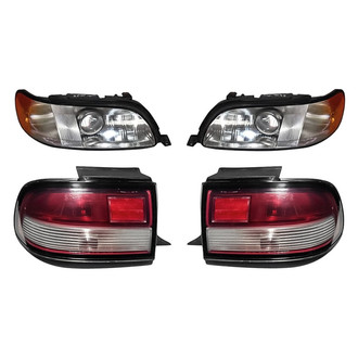 Replacement - 4-Piece Kit (Driver and Passenger Side Headlights, Driver and Passenger Side Tail Lights)