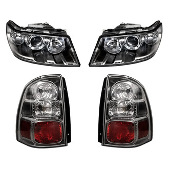 Replacement - 4-Piece Kit (Driver and Passenger Side Headlights, Driver and Passenger Side Tail Lights)