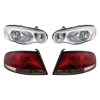 Replacement - 4-Piece Kit (Driver and Passenger Side Headlights, Driver and Passenger Side Tail Lights)