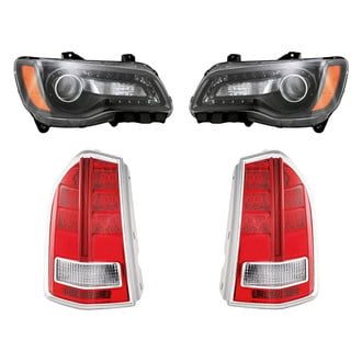 Replacement - 4-Piece Kit (Driver and Passenger Side Headlights, Driver and Passenger Side Tail Lights)