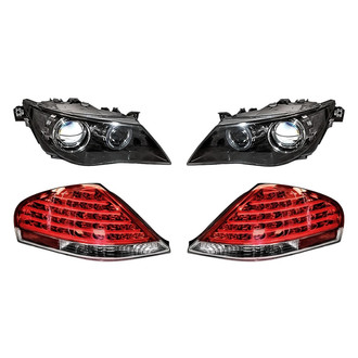 Replacement - 4-Piece Kit (Driver and Passenger Side Headlights, Driver and Passenger Side Outer Tail Lights)